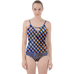 Kaleidoscope Art Unique Design Cut Out Top Tankini Set by Wegoenart