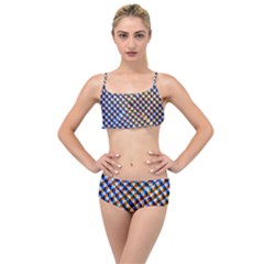 Kaleidoscope Art Unique Design Layered Top Bikini Set