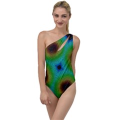 Kaleidoscope Art Unique Design To One Side Swimsuit by Wegoenart