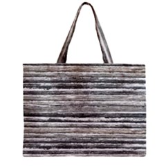 Striped Grunge Print Design Zipper Mini Tote Bag by dflcprintsclothing