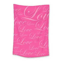 Pinklove Small Tapestry by designsbyamerianna