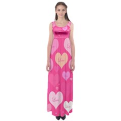 Heartsoflove Empire Waist Maxi Dress by designsbyamerianna
