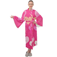Heartsoflove Maxi Tie Front Velour Kimono by designsbyamerianna