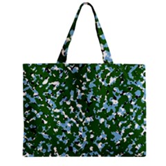 Greencamo1 Zipper Mini Tote Bag by designsbyamerianna