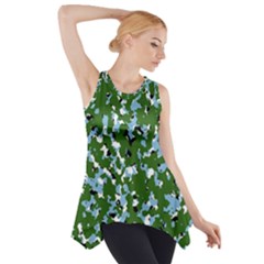 Greencamo1 Side Drop Tank Tunic by designsbyamerianna