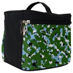 Greencamo1 Make Up Travel Bag (big) by designsbyamerianna