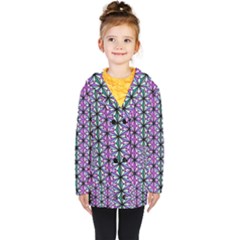 Triangle Seamless Kids  Double Breasted Button Coat by Mariart