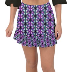 Triangle Seamless Fishtail Mini Chiffon Skirt by Mariart