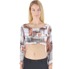 Rag Flats Onion Flats Llc Architecture Drawing Graffiti Architecture Long Sleeve Crop Top