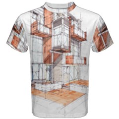 Rag Flats Onion Flats Llc Architecture Drawing Graffiti Architecture Men s Cotton Tee