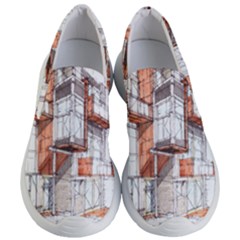 Rag Flats Onion Flats Llc Architecture Drawing Graffiti Architecture Women s Lightweight Slip Ons