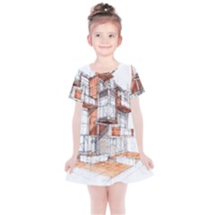 Rag Flats Onion Flats Llc Architecture Drawing Graffiti Architecture Kids  Simple Cotton Dress