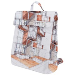 Rag Flats Onion Flats Llc Architecture Drawing Graffiti Architecture Flap Top Backpack