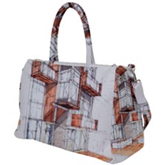 Rag Flats Onion Flats Llc Architecture Drawing Graffiti Architecture Duffel Travel Bag