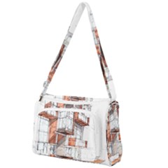 Rag Flats Onion Flats Llc Architecture Drawing Graffiti Architecture Front Pocket Crossbody Bag