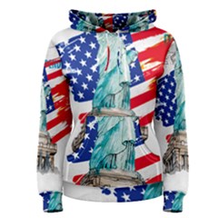 Statue Of Liberty Independence Day Poster Art Women s Pullover Hoodie