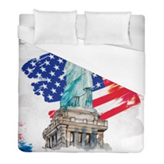 Statue Of Liberty Independence Day Poster Art Duvet Cover (Full/ Double Size)