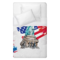 Statue Of Liberty Independence Day Poster Art Duvet Cover (Single Size)