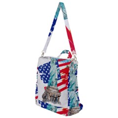 Statue Of Liberty Independence Day Poster Art Crossbody Backpack