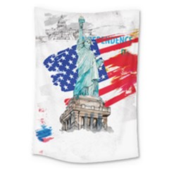 Statue Of Liberty Independence Day Poster Art Large Tapestry