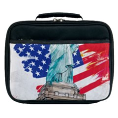 Statue Of Liberty Independence Day Poster Art Lunch Bag