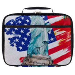 Statue Of Liberty Independence Day Poster Art Full Print Lunch Bag