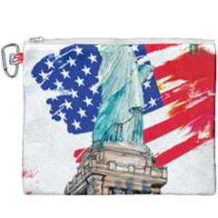 Statue Of Liberty Independence Day Poster Art Canvas Cosmetic Bag (XXXL)