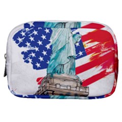 Statue Of Liberty Independence Day Poster Art Make Up Pouch (Small)