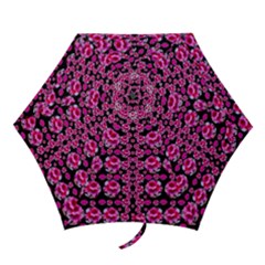 Floral To Be Happy Of In Soul And Mind Decorative Mini Folding Umbrellas by pepitasart