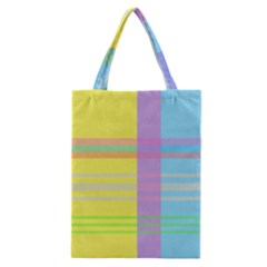 Easter Background Easter Plaid Classic Tote Bag