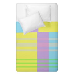 Easter Background Easter Plaid Duvet Cover Double Side (single Size) by Simbadda