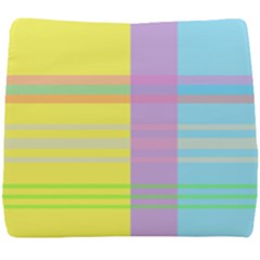 Easter Background Easter Plaid Seat Cushion