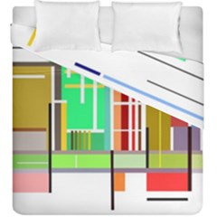 Business Finance Statistics Graphic Duvet Cover Double Side (king Size) by Simbadda