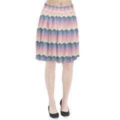 Seamless Pattern Background Block Pleated Skirt by Simbadda
