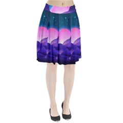 Mountain Sunrise Mountains Sunrise Pleated Skirt by Simbadda