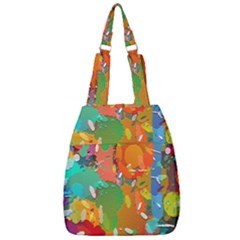 Background Colorful Abstract Center Zip Backpack by Simbadda