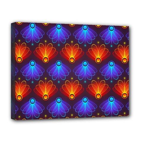 Background Colorful Abstract Canvas 14  X 11  (stretched) by Simbadda