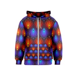Background Colorful Abstract Kids  Zipper Hoodie