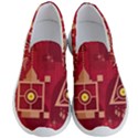 Background Objects Stylized Men s Lightweight Slip Ons View1