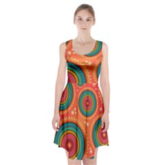 Background Texture Mosaic Racerback Midi Dress by Simbadda