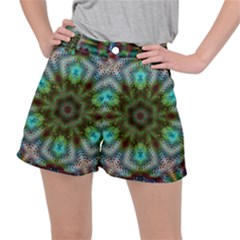 Art Background Flames Ripstop Shorts