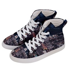 Architecture Buildings City Women s Hi-top Skate Sneakers by Simbadda