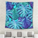 Leaves Tropical Palma Jungle Square Tapestry (Large) View2