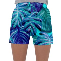 Leaves Tropical Palma Jungle Sleepwear Shorts by Simbadda