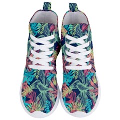 Leaves Tropical Picture Plant Women s Lightweight High Top Sneakers by Simbadda