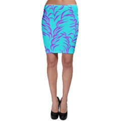 Branches Leaves Colors Summer Bodycon Skirt by Simbadda