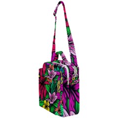 Hibiscus Flower Plant Tropical Crossbody Day Bag by Simbadda