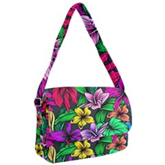 Hibiscus Flower Plant Tropical Courier Bag by Simbadda