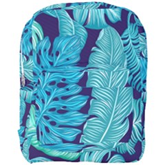 Tropical Greens Leaves Design Full Print Backpack