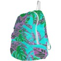 Painting Oil Leaves Reason Pattern Foldable Lightweight Backpack View4